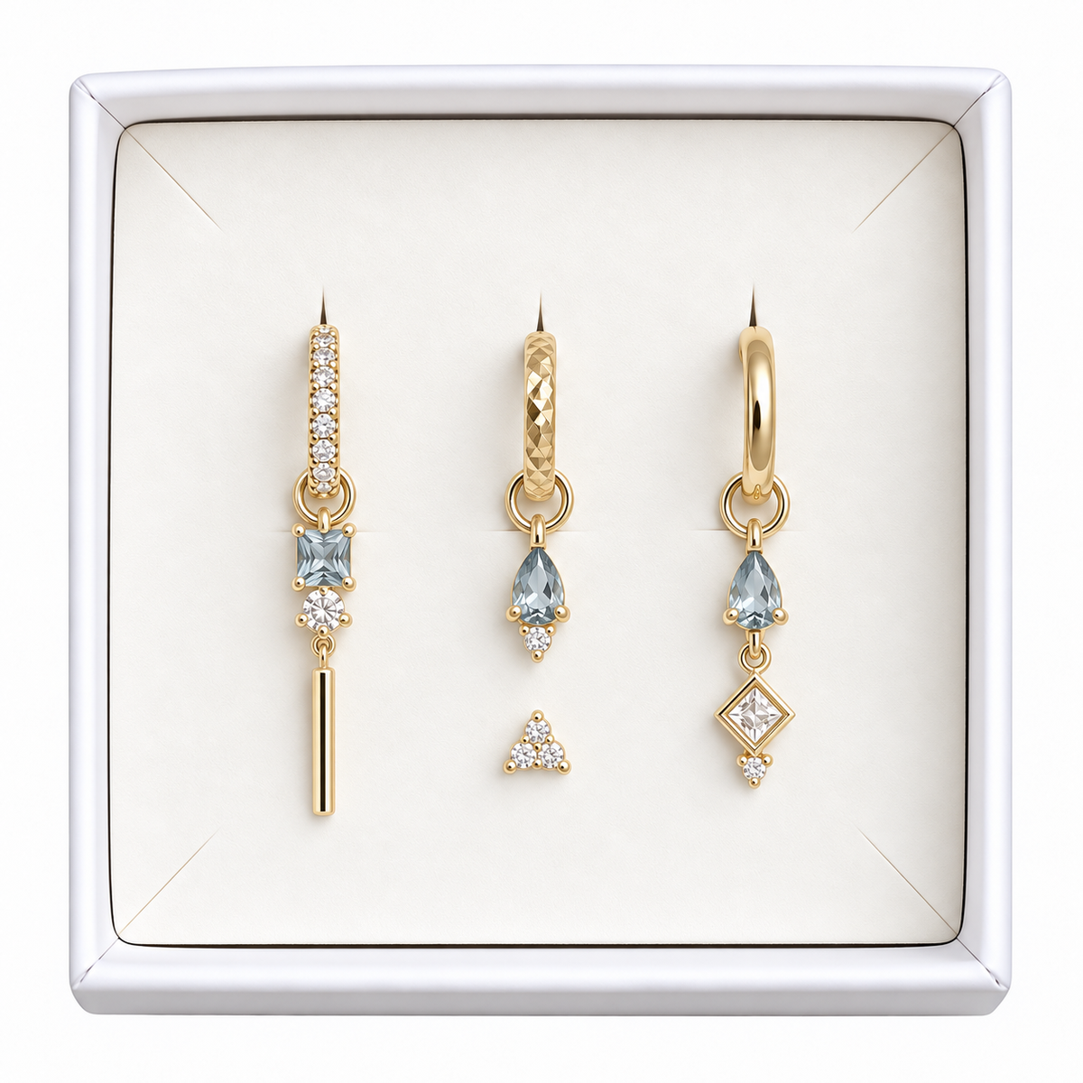 Aquamarine mix set