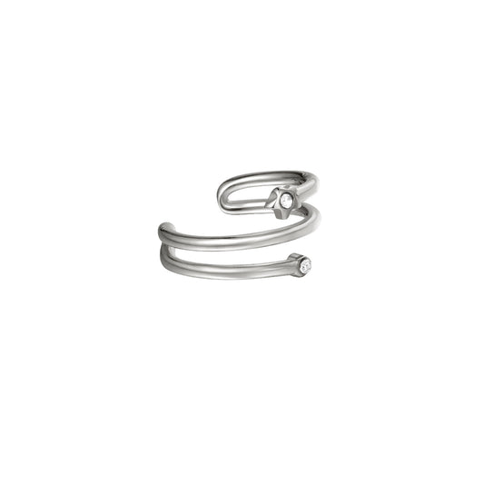 MILO - Spiral - Earcuff - Silver