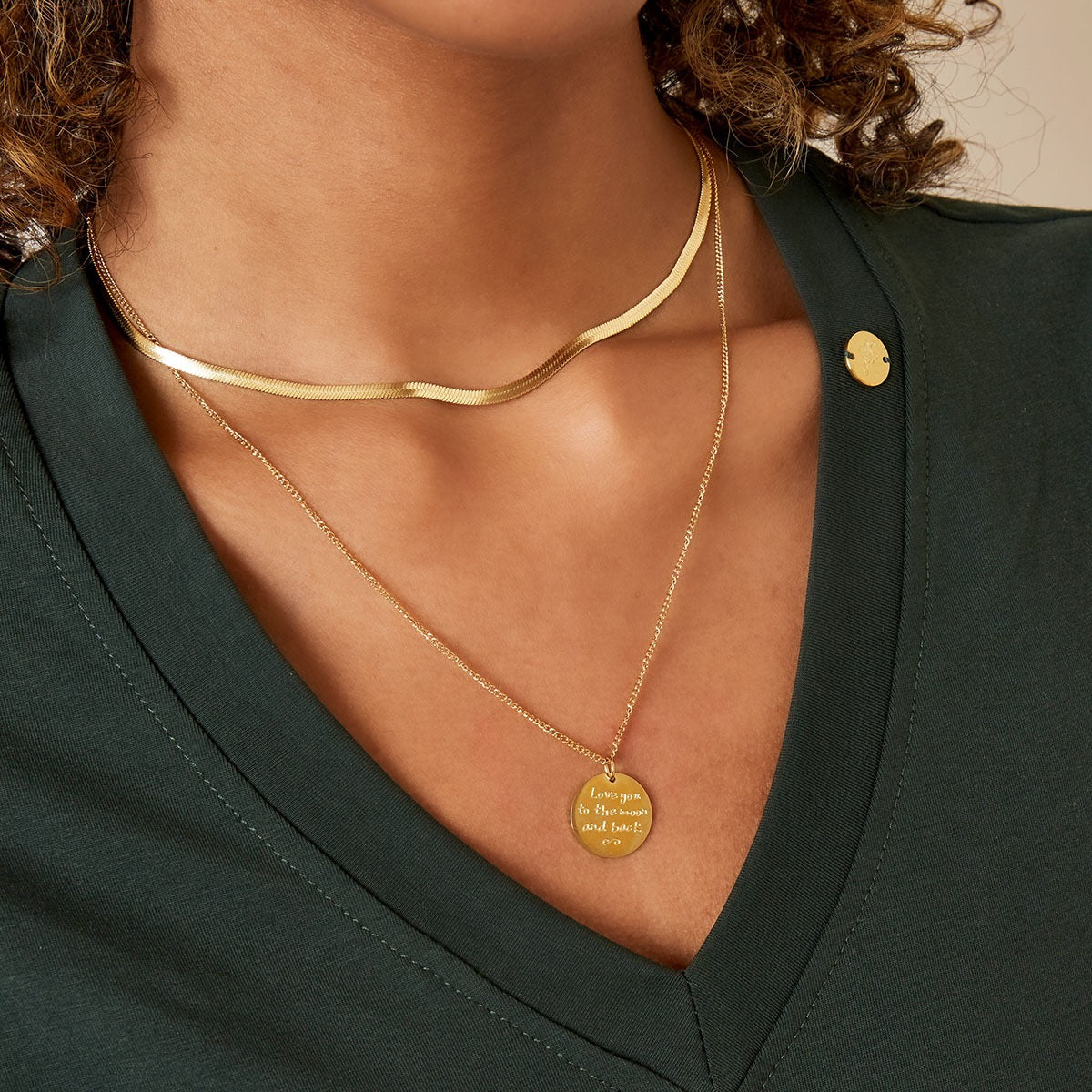 MILO - Love to the moon and back - Ketting - Silver